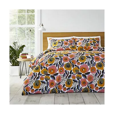 MARIMEKKO - King Comforter Set Cotton Percale Bedding With Matching Shams A... • $231.20