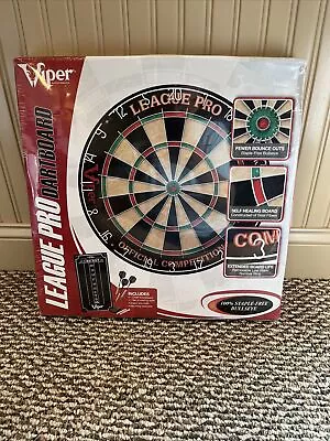 Viper LEAGUE PRO Tournament Quality Dartboard Set Steel Tip Darts & Scoreboard • $39