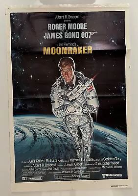 Original MOONRAKER (1979) 1 Sheet 27”X41” International Teaser Style A • $200