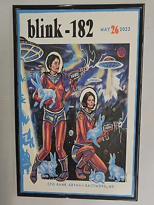 Blink 182 Baltimore Concert Poster 11 X 17 Framed • $21.99