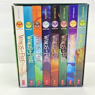 WINGS OF FIRE Series Books 1-8 Box Set Chapter Novels Tiu Sutherland • $39.99