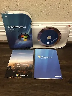 Microsoft Windows Vista Business 32 Bit DVD Full English MS WIN + Product Key • $49.10