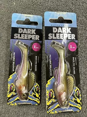 Megabass Soft Lure Dark Sleeper 3.8 Inch 1oz Wakasagi Color • $10