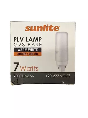 Sunlite #85425 Led Plv G23 Base 7w Non-dimmable • $13