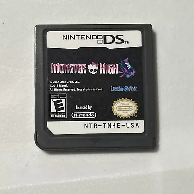 Monster High: Skultimate Roller Maze Nintendo DS Tested And Working Great Shape • $10.95