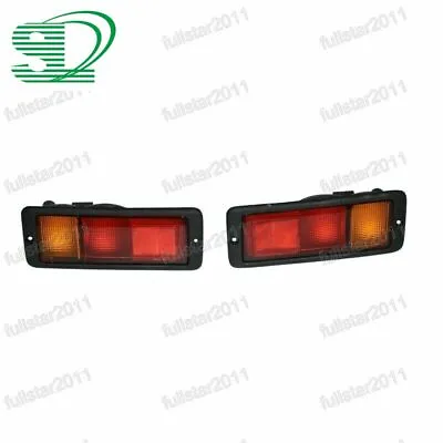 Pair Rear Bumper Tail Fog Lights Lamp For Mitsubishi Pajero Shogun V33 1991-1999 • $66.98