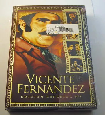 VICENTE FERNANDEZ  Edicion Especial No. 5 (4 Peliculas)  DVD SEALED? 2012 Laguna • $21.95