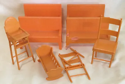 Vintage 1973 Barbie Furniture Orange - Mattel Dream Townhouse Set • $19.99