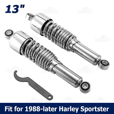 13  Shocks Rear Suspension Fit For Harley-Davidson Sportster 883 1200 1988-2023 • $78.47