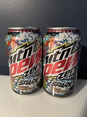 💥Limited Edition Mountain Dew Zero Sugar Spark Raspberry Lemonade (2 Cans) • $10.99