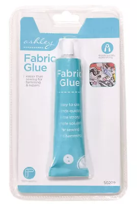 Fabric Glue Extra Strong Washable Adhesive Repair Hemming Sewing Textile 50ml • £2.69