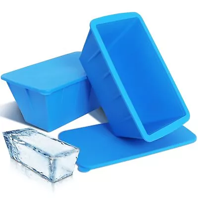 Large Ice Block Molds For Ice Bath 8lB2Pack Extra Large Ice Block MoldSilicon... • $40.61