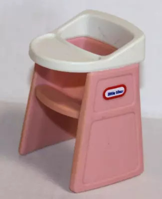 Vintage Little Tikes Dollhouse Pink High Chair • $6.99