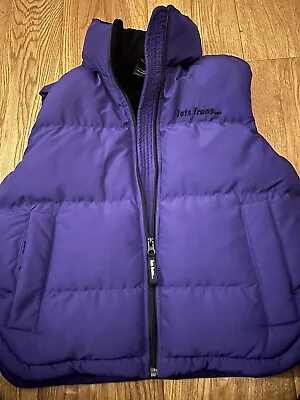 Iets Frans Purple Gilet URBAN OUTFITTERS Size S Brand New With Tags • £50