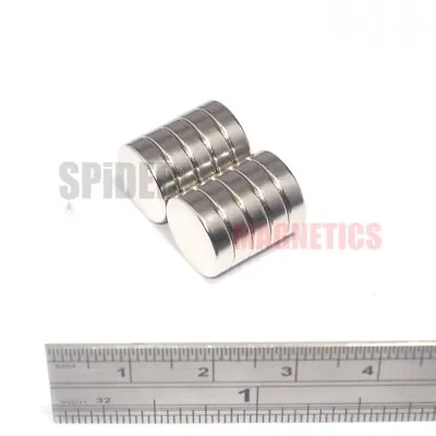 Magnets 12x3 Mm Strong Neodymium Disc Craft Floristry Magnet 12mm Dia X 3mm • £239.99
