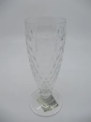 VILLEROY BOCH BOSTON CLEAR  FLUTE GLASS - 6 1/4  X 2 1/8   0101B • $21.98