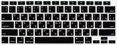 Russian Ultra Thin Silicone Keyboard Cover Skin For 2021 2020 Macbook Air 13 Inc • $13.11