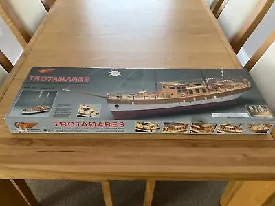 £148 • Buy Model Boat Kit Trotamares Motor Schooner Boat 1:43 Kit