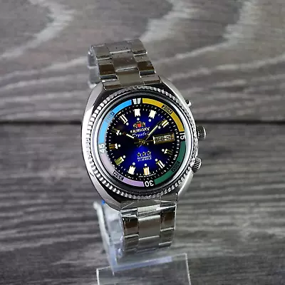 Automatic Japanse Watch Orient KING DIVER Watch KD Purple Dial 21 JEWEL Original • $189