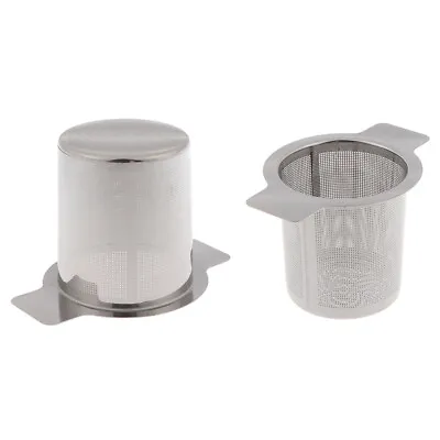$2.30 • Buy Stainless Steel Mesh Tea Infuser Metal Cup Strainer Loose Leaf Filter WithouY-qy