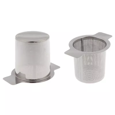 $2.30 • Buy Stainless Steel Mesh Tea Infuser Metal Cup Strainer Loose Leaf Filter WithouY-qy