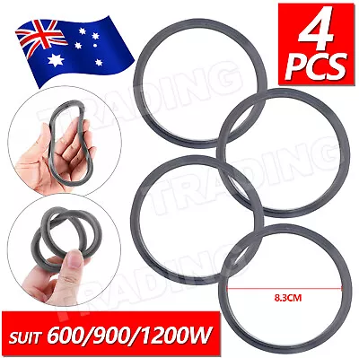 $6.75 • Buy 4x Gasket Rubber Seal Ring Grey Compatible For Nutribullet 900W Blade Cups