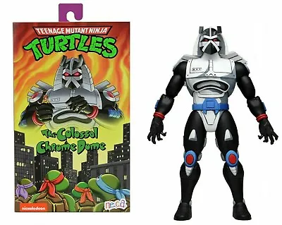 NECA Teenage Mutant Ninja Turtles Cartoon Series  Ultimate Chrome Dome NEW • £22.91