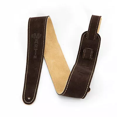 Martin Suede Leather Guitar Strap - Brown • $40