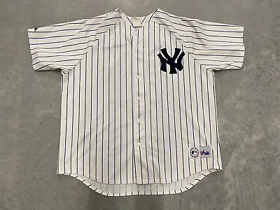 Vintage Majestic New York Yankees Mariano Rivera #42 Jersey Mens XXL USA Made • $69.99