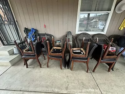 Dining Room Set 8 Chairs Used • $100