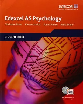 Edexcel AS Psychology Student Book  ActiveBook With CDROM By Christine Brain Ann • £38.65