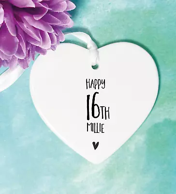 16th Birthday Personalised Gift 16th Keepsake 16th Birthday 16th Gift For Her • £6.50