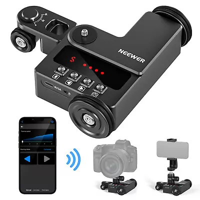NEEWER Motorized Camera Dolly With App Control For IOS/Android Smartphone • $148.92