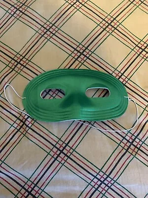 Green Venetian Party Half Mask • $4.50