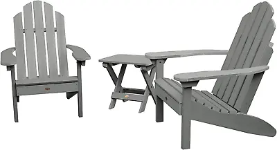 $929.04 • Buy AD-KITCLAS2-CGE Classic Westport Adirondack Chairs With Side Table, Coastal Teak