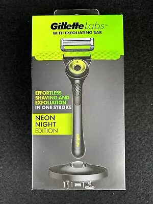 Gillette Labs Neon Night Edition Exfoliating Bar Men's Razor • £9.75