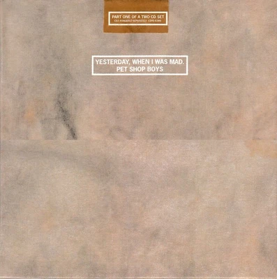 £10 • Buy Pet Shop Boys - Yesterday, When I Was Mad - Cd1 + Cd2 - 1994
