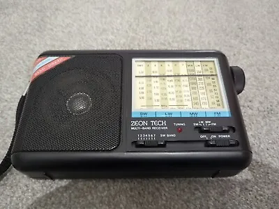 Zeon Tech Portable Radio  Multi-band Receiver AM FM SW LW • £20