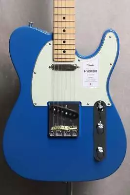 Fender  Japan Hybrid II Telecaster Maple Fingerboard FOREST BLUE • $2307.34