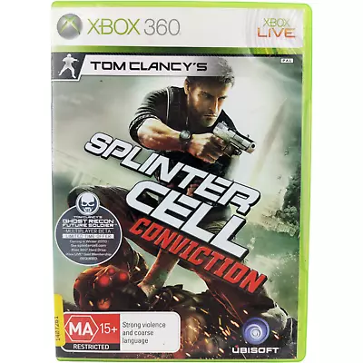 Tom Clancy's Splinter Cell: Conviction XBOX 360 PAL  • $10.49