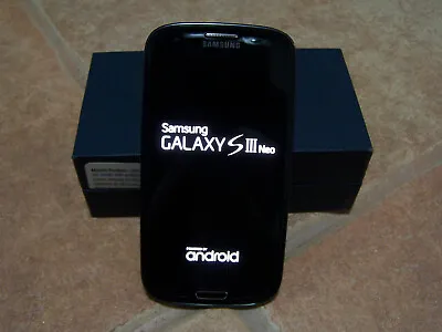 Samsung Galaxy S III Neo GT-I9301I 16GB Sapphire Black (Unlocked) Smartphone S3 • $30