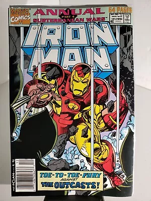 Iron-Man Annual # 12 First Print 1991 Marvel  The Outcasts  • $5.50