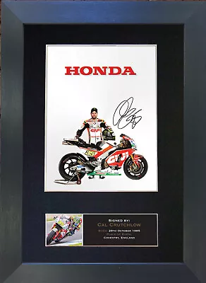 CAL CRUTCHLOW Signed Reproduction Autograph Mounted Photo A4 Print 628 • £10.99