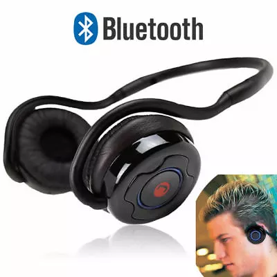 JUSTOP Slim Sports Bluetooth Wireless Headphones/Headset For IPhoneiPadSamsung • £14.99