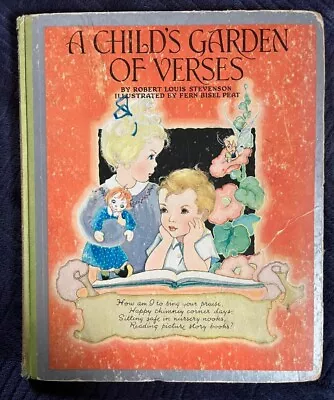 1940 A Child's Garden Of Verses - Robert Louis Stevenson - Illus Fern Bisel Peat • £56.30