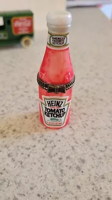 Heinz Ketchup Bottle  PHB Porcelain Hinged Box By Midwest Of Cannon Falls • $15