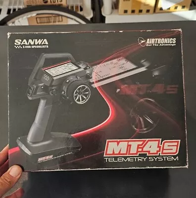 Sanwa MT-4S FHSS 4-Channel 2.4GHz Radio System W/ 3 Receivers • $132.50