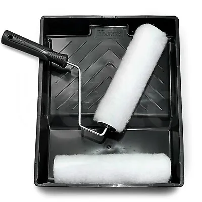 9  Harris Paint Emultion Roller With Tray + SPARE REFIL Sleeve DIY • £7.95