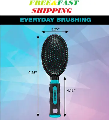 Conair Salon Results Hairbrush For Men And Women (Color May Vary ) 1 Pack • $6.38