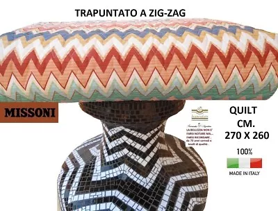 Missoni QUILT COPRILETTO Quilt Duvet Cms. • $677.87